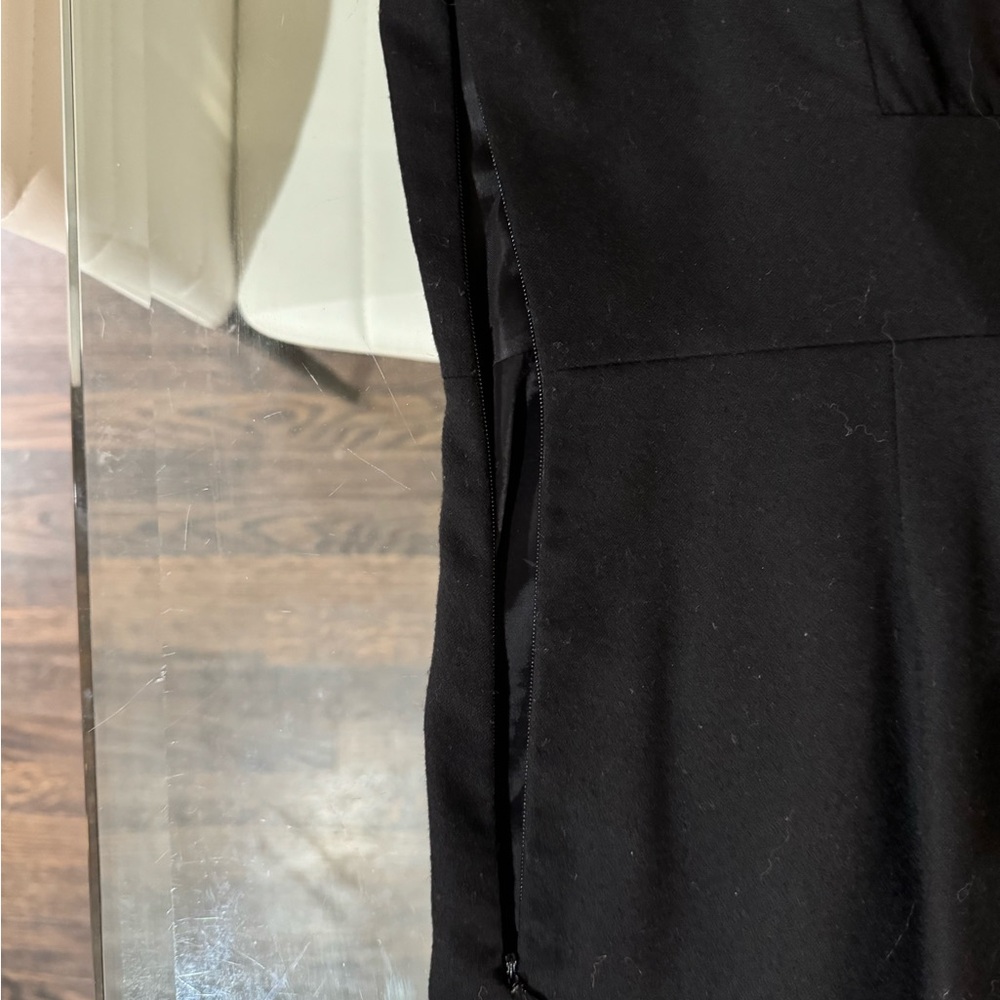 J. Crew LBD 0 Black Wool Dress w/ silk lining - Picture 4 of 6